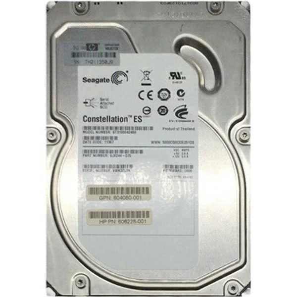 HP 606228-001 | 1TB 7200RPM SAS 6Gb/S Hot-Pluggable Dual Port LFF 3.5-Inch Midline Hard Drive For P2000 Storageworks-image