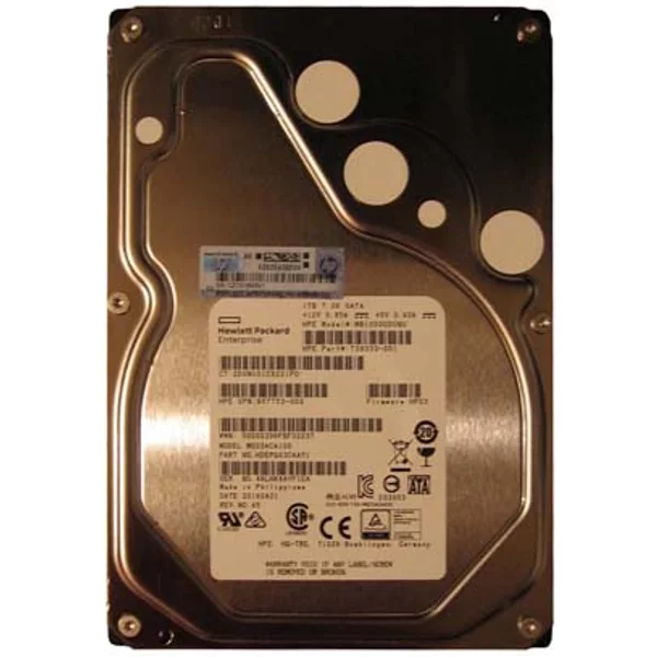 HP 739333-001 | 1TB 7200RPM Sata 6Gb/S LFF Hot-Pluggable 3.5-Inch Midline Hard Drive For Gen8/9 Proliant Server/Storage Array-image