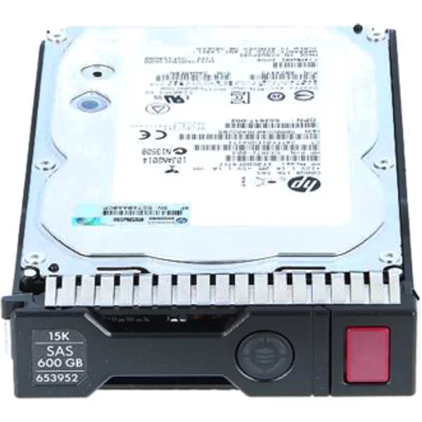 HP 653952-001 | 600GB 15000RPM SAS 6Gb/S Hot-Pluggable Dual Port LFF 3.5-Inch Hard Drive For Gen8/9 Proliant Server/Storage Array-image