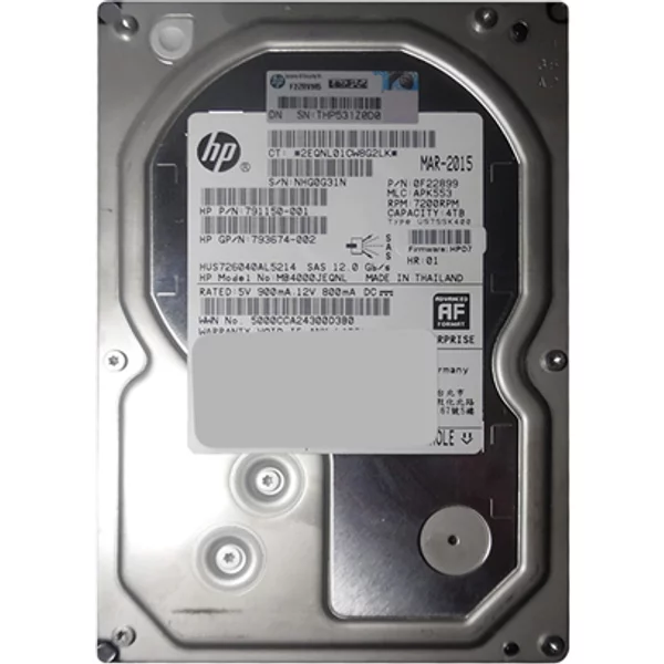 HP 793674-002 | 4TB 7200RPM SAS 6Gb/S 3.5-Inch Hard Drive-image