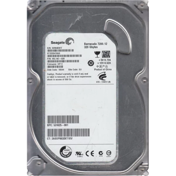 HP 531625-001 | 320GB 7200RPM Sata 3Gb/S NCQ 3.5-Inch Hard Drive-image