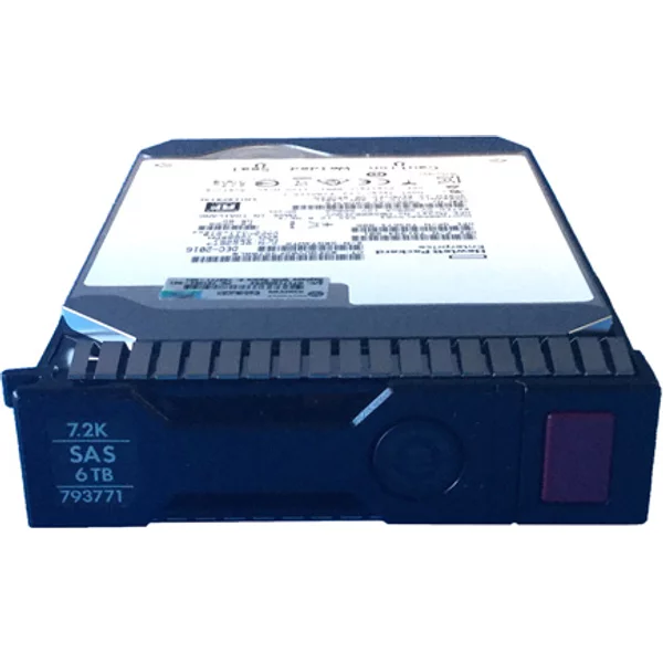 HP 793771-001 | 6TB 7200RPM SAS 12Gb/S Hot-Pluggable (512E) LFF 3.5-Inch Midline Hard Drive For Gen8/9 Proliant Server-image