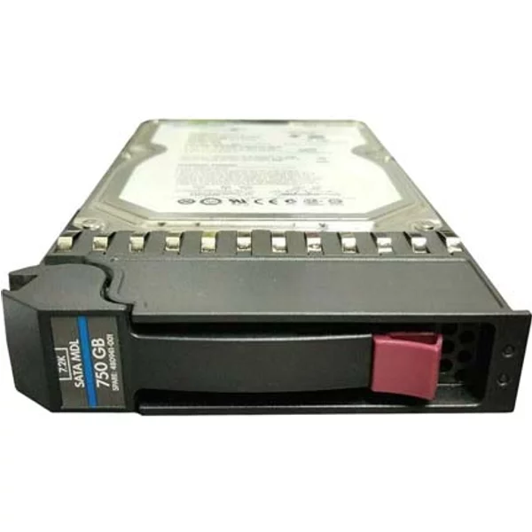 HP 480941-001 | 750GB 7200RPM Sata 3Gb/S Hot-Pluggable Dual Port LFF 3.5-Inch Midline Hard Drive For MSA/MSA2 Storage Array-image