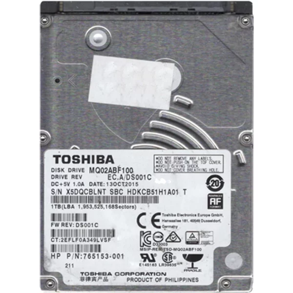 HP 765153-001 | 1TB 5400RPM Sata 6Gb/S 16MB Cache 2.5-Inch Hard Drive-image