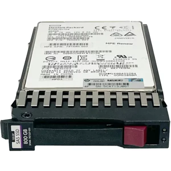Hp 787337-001 | Msa 800GB Multi-Level-Cell Sas 12Gb/S Mainstream Endurance 2.5-Inch Enterprise Solid State Drive For Proliant Servers-image