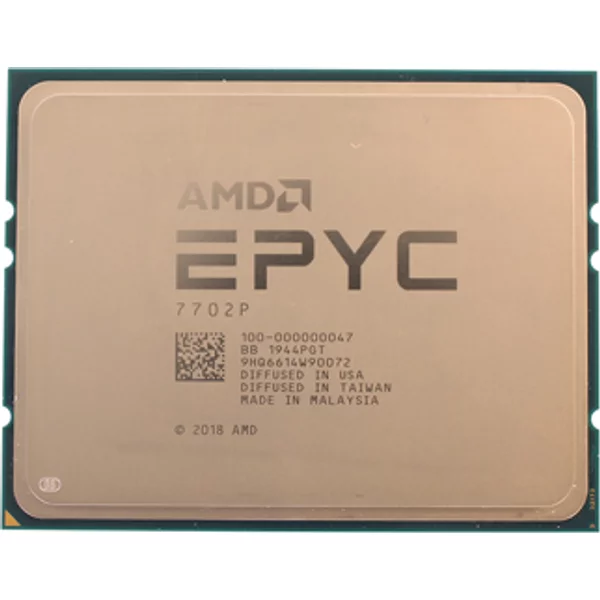 Amd 100-000000047 | Epyc 7702P 64-Core 2.0Ghz Socket SP3 256 Mb L3 Cache Processor-image