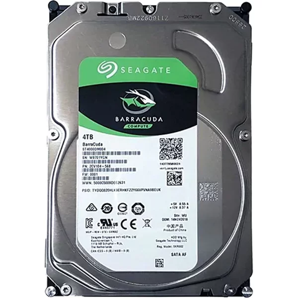 Seagate ST4000DM004 | Barracuda 4TB 5400RPM Sata 6Gb/S 256MB Cache (512E) 3.5-Inch Hard Drive-image