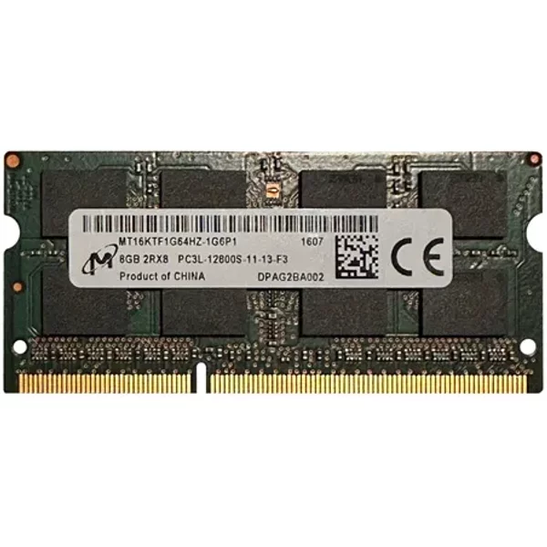 Micron MT16KTF1G64HZ-1G6P1 | 8GB Ddr3-1600Mhz PC3-12800 Non-Ecc Unbuffered Sodimm CL11 2Rx8 1.35V 204-Pin Memory Module-image
