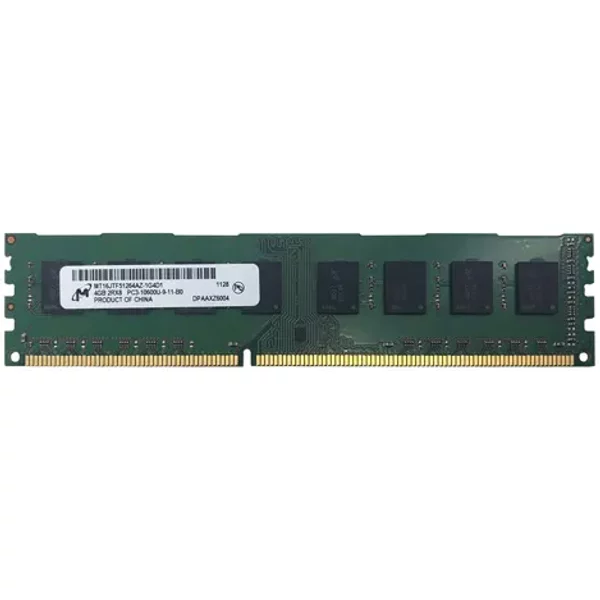 Micron MT16JTF51264AZ-1G4D1 | 4GB Ddr3-1333Mhz PC3-10600 Non-Ecc Unbuffered Udimm CL9 2Rx8 1.5V 240-Pin Memory Module-image