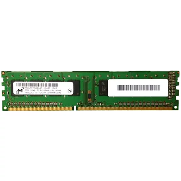 Micron MT8JTF25664AZ-1G4D1 | 2GB Ddr3-1333Mhz PC3-10600 Non-Ecc Unbuffered Udimm CL9 1Rx8 1.5V 240-Pin Memory Module-image