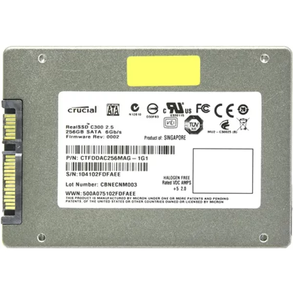 Crucial CTFDDAC256MAG-1G1 | C300 256GB Multi-Level Cell Sata 6Gb/S 2.5-Inch Solid State Drive-image