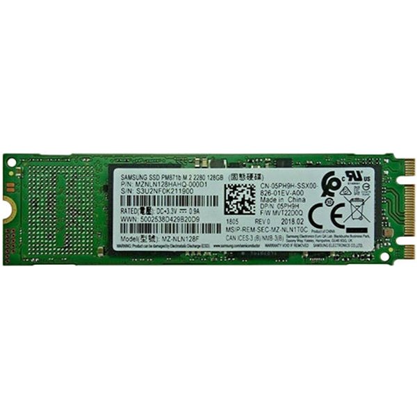 Samsung MZ-NLN128F | Pm871B Series 128GB Triple-Level Cell Sata 6Gb/S Mainstream Endurance M.2 2280 Solid State Drive-image