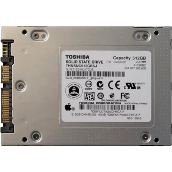 Toshiba THNSNC512GBSJ | HG3 Series 512GB Multi-Level Cell Sata 3Gb/S Nand Flash 2.5-Inch Solid State Drive-image