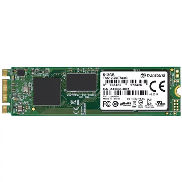 Transcend TS512GMTS800 | MTS800 512GB Multi-Level Cell Sata 6Gb/S M.2 2280 Solid State Drive-image
