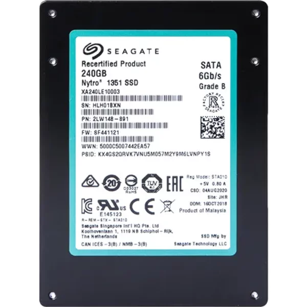 Seagate XA240LE10003 | Nytro 1351 240GB Triple-Level Cell SATA 6Gb/s 2.5-Inch inch Solid State Drive