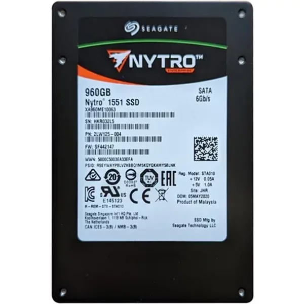 Seagate XA960ME10063 | Nytro 1551 960GB Triple-Level Cell Sata 6Gb/S 2.5-Inch Solid State Drive-image