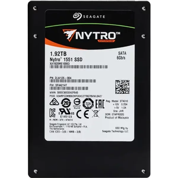 Seagate XA1920ME10063 | Nytro 1551 1.92TB Triple-Level Cell Sata 6Gb/S 2.5-Inch Solid State Drive-image
