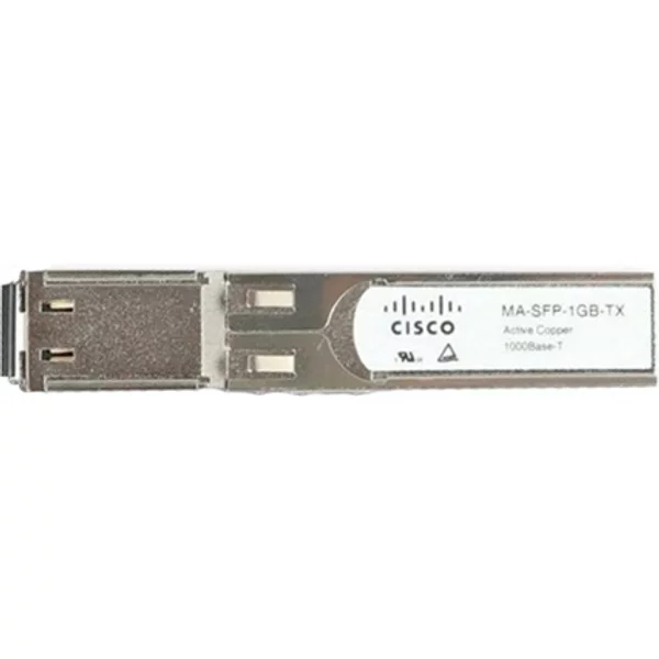 Cisco MA-SFP-1GB-TX | Meraki 1Gb/S 1000Base-T 100M RJ-45 Connector Transceiver Module-image