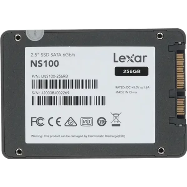 Lexar LNS100-256RB | NS100 256GB Sata 6Gb/S 2.5-Inch Solid State Drive-image