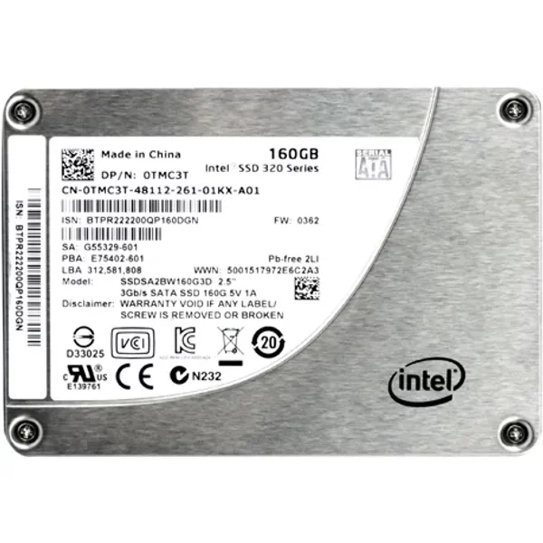Intel SSDSA2BW160G3D | 320 160GB Multi-Level Cell Sata 3Gb/S 2.5-Inch Solid State Drive-image