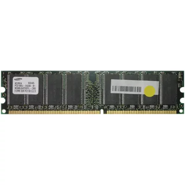 Samsung M368L6423DTL-CB0 | 512MB Ddr-266Mhz PC-2100 Non-Ecc Unbuffered Udimm CL2.5 2Rx8 2.5V 184-Pin Memory Module-image