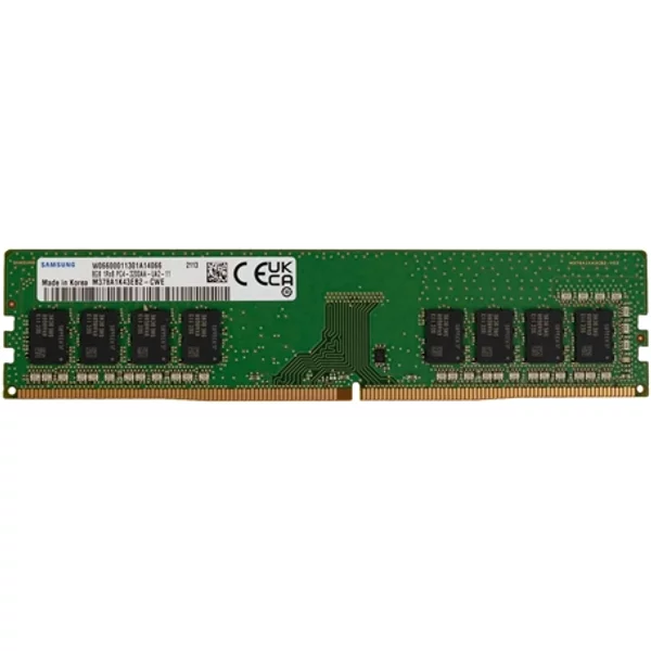 Samsung M378A1K43EB2-CWE | 8GB Ddr4-3200Mhz PC4-25600 Non-Ecc Unbuffered Udimm CL22 1Rx8 1.2V 288-Pin Memory Module-image