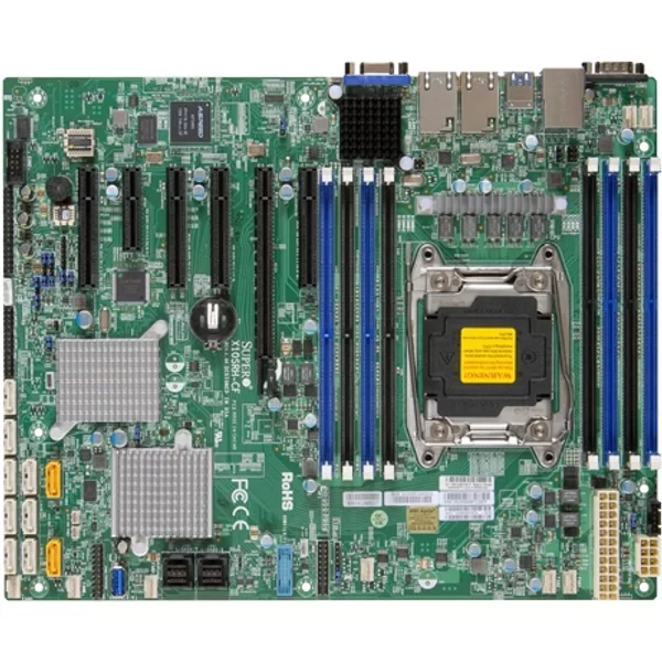 Supermicro MBD-X10SRH-CF-O | X10SRH-CF Socket LGA2011 Intel C612 Chipset Atx System Board (Motherboard) Supports Xeon E5-2600 V3/V4 DDR4 8X Dimm-image