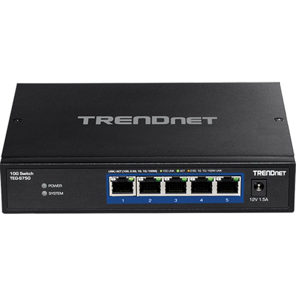 Trendnet TEG-S750 | 5 X RJ-45 Ports 10Gbase-T Unmanaged Network Switch-image