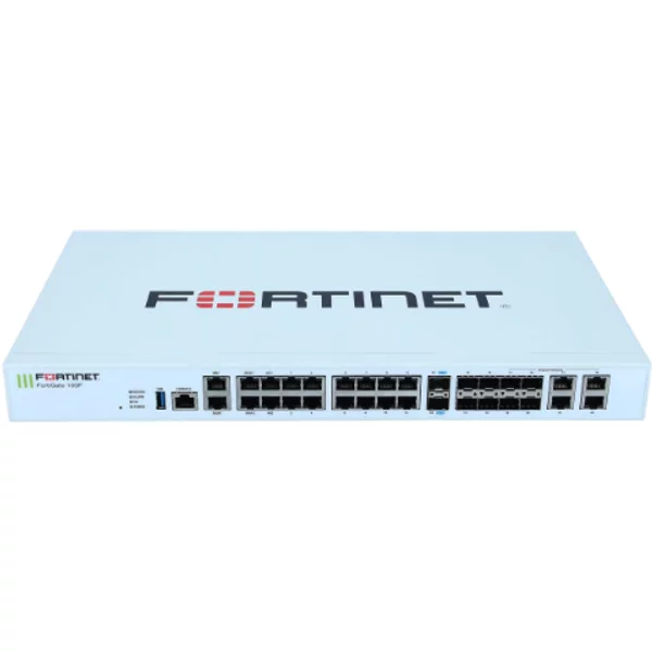 Fortinet FG-100F-BDL-811-36 | Fortigate 100F 2 X RJ-45 Wan Ports + 2 X RJ-45 Ha Ports + 12 X RJ-45 Ports + 2 X Sfp+ Fortilink Slots + 4 X Sfp Slots + 4 X RJ-45/ Sfp Shared Media Ports Network Security Firewall Appliance-image