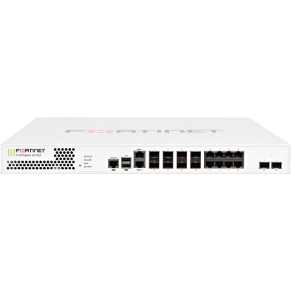 Fortinet FG-600D-BDL-874-60 | Fortigate 600D 2 X Ports 10GE Sfp+ Slots + 8 X Ports Ge RJ-45 + 8 X Ports Ge Sfp Slots + 2 X Ports Management 1U Network Security/Firewall Appliance With 5Y 8X5 Fc And Fg-image
