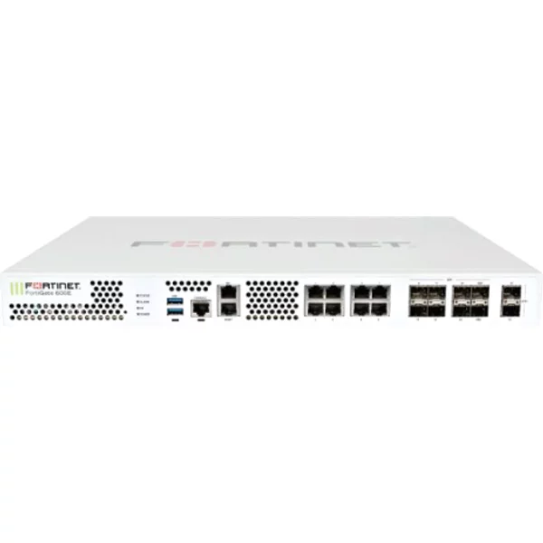 Fortinet FG-600E-USG-BDL-950-36 | Fortigate 600E 8 X Ports Ge RJ-45 + 8 X Ports Ge Sfp Slots + 2 X Ports Sfp+ Slots 1U Managed Network Security/Firewall Appliance-image