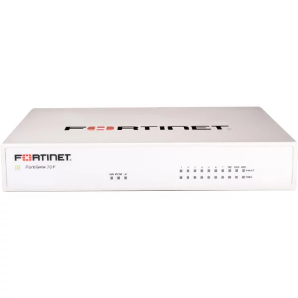 Fortinet FG-70F-BDL-950-36 | Fortigate FG-70F 2 X Ge RJ45 Wan Ports + 1 X Ge RJ45 Dmz Port + 2 X Ge RJ45 Fortilink Ports + 5 X Ge RJ45 Internal Ports Network Security Firewall Appliance-image