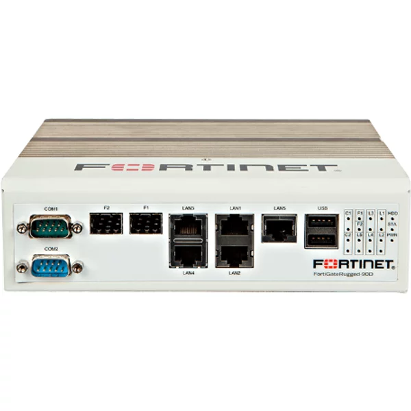 Fortinet FGR-90D-BDL-964-36 | Fg Rugged 90D 4Xport 1000Base-T, 1000Base-X - Gigabit Ethernet 4 X RJ-45 2 Expansion Slots Firewall Appliance-image