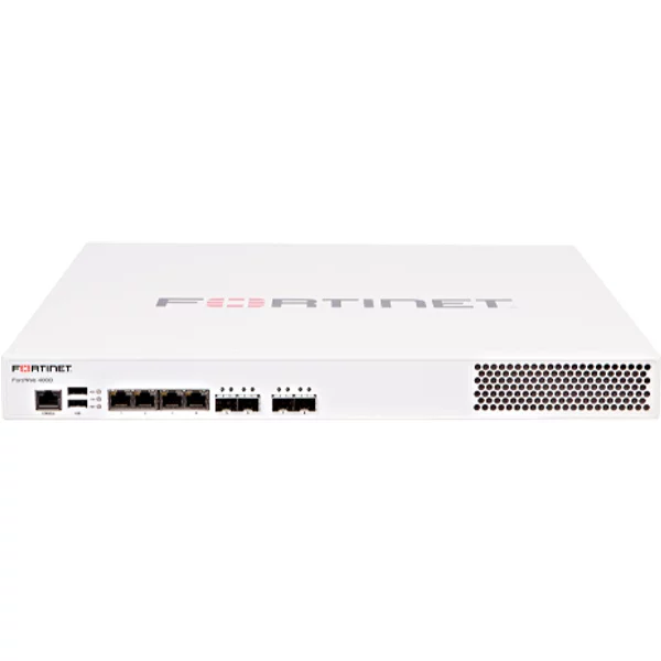 Fortinet FWB-400D | Fortiweb Series 4 X Ports 1000Base-X + 4 X Ports 1Gbe RJ-45 1U Rack-Mountable Network Security Firewall Appliance-image