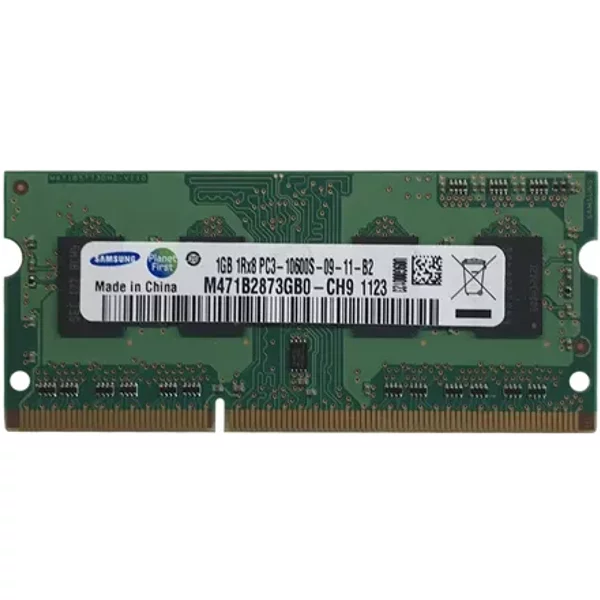 Samsung M471B2873GB0-CH9 | 1GB Ddr3-1333Mhz PC3-10600 Non-Ecc Unbuffered Sodimm CL9 1Rx8 1.5V 204-Pin Memory Module-image