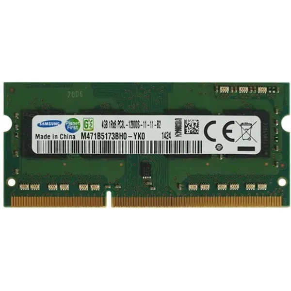Samsung M471B5173BH0-YK0 | 4GB Ddr3-1600Mhz PC3-12800 Non-Ecc Unbuffered Sodimm CL11 1Rx8 1.35V 204-Pin Memory Module-image