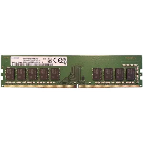 Samsung M391A1K43DB2-CWE | 8GB Ddr4-3200Mhz PC4-25600 Ecc Unbuffered Udimm CL22 1Rx8 1.2V 288-Pin Memory Module-image