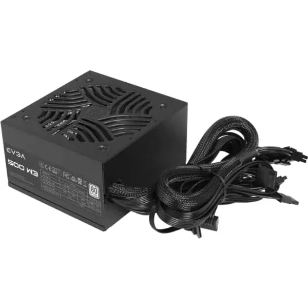 Evga 100-W3-0500-K1 | W3 500-Watts 80+ Certified Atx Power Supply-image