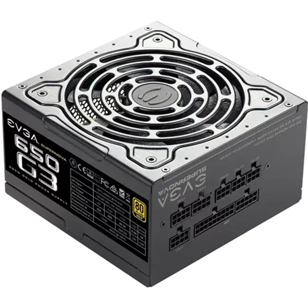 Evga 220-G3-0650 | Supernova 650 G3 650-Watts 80+ Gold F-M Atx Power Supply-image
