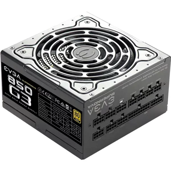 Evga 220-G3-0850-X1 | Supernova 850-Watts 80-Plus Gold 24-Pin Atx Fully Modular Power Supply-image