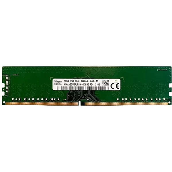 Hynix HMAA2GU6AJR8N-XN | 16GB Ddr4-3200Mhz PC4-25600 Non-Ecc Unbuffered Udimm CL22 1Rx8 1.2V 288-Pin Memory Module-image