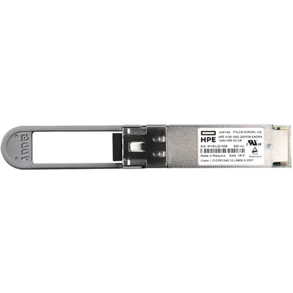 Hp JH419A | X150 100Gb/S 100Gbase-Swdm4 Multi-Mode Fibre 850Nm 100M Lc Connector QSFP28 Transceiver Module-image