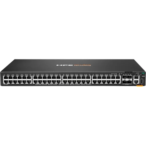 Hp S0M83A | Cx 6200F Series 6200F 48G 4SFP 48 X RJ-45 Ports 10/100/1000Base-T 4 X Sfp Ports Layer 3 Managed 1U Rack-Mountable Front And Side To Back Stackable Gigabit Ethernet Network Switch-image