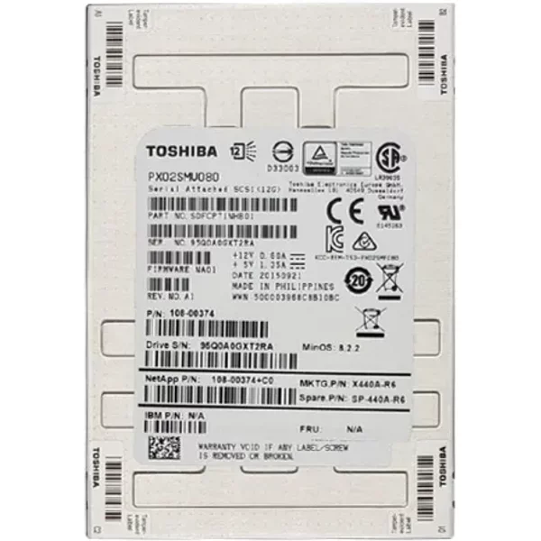 Netapp X440A-R6 | 800GB SAS 12Gb/S 2.5-Inch Solid State Drive-image