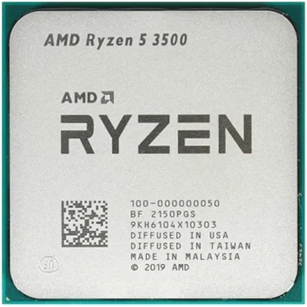 Amd 100-000000050 | Ryzen 5 3500 6-Core 3.6Ghz 16MB L3 Cache Socket AM4 Processor-image