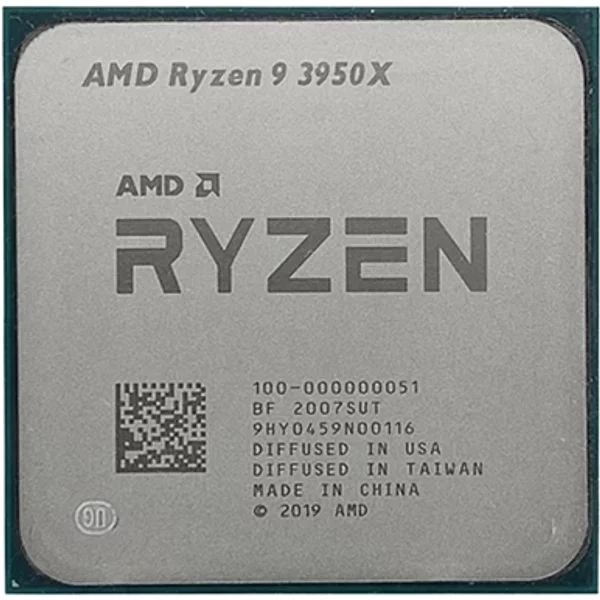 Amd 100-000000051 | Ryzen 9 3950X 16-Core 3.5Ghz 64MB L3 Cache Socket AM4 Processor-image
