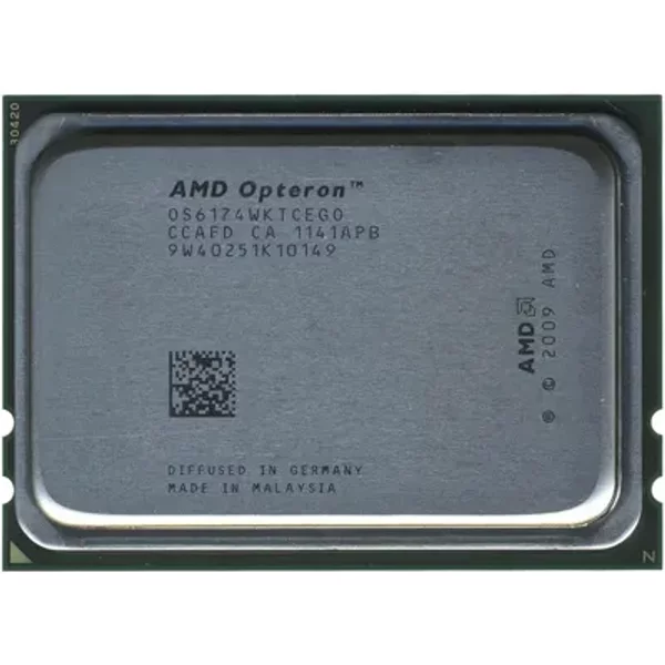 Hp 601118-L21 | 2.20Ghz 6400Mhz Fsb 12MB L3 Cache Socket G34 Amd Opteron 6174 12-Core Processor Kit For Proliant DL165 G7-image