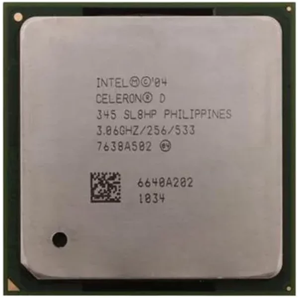 Hp 375479-001 | 3.06Ghz 533Mhz Fsb 256KB L2 Cache Socket PGA478 Intel Celeron D 345 Single-Core Processor-image