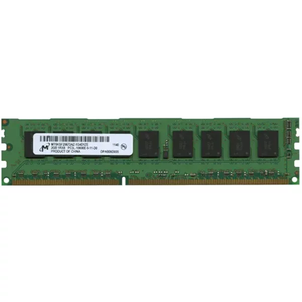 Micron MT9KSF25672AZ-1G4D1 | 2GB Ddr3-1333Mhz PC3-10600 Ecc Unbuffered Udimm CL9 1Rx8 1.35V 240-Pin Memory Module-image