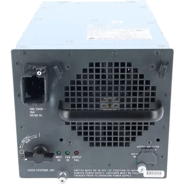 Cisco WS-CAC-3000W | 3000-Watts Ac Power Supply For Catalyst 6500 Series-image